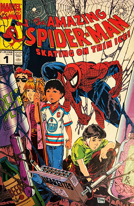 the AMAZING SPIDER-MAN – Skating on thin ice (Canadian Price Variant)